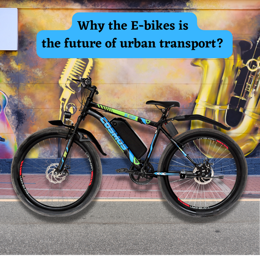 Why the e bikes is the future of urban transport?