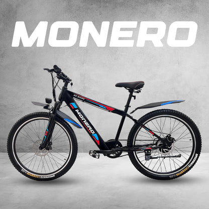 SS Bikes Monero (Booking) – 250W Motor | 65+ km Range | 36V Internal Battery | Dual Disc Brakes