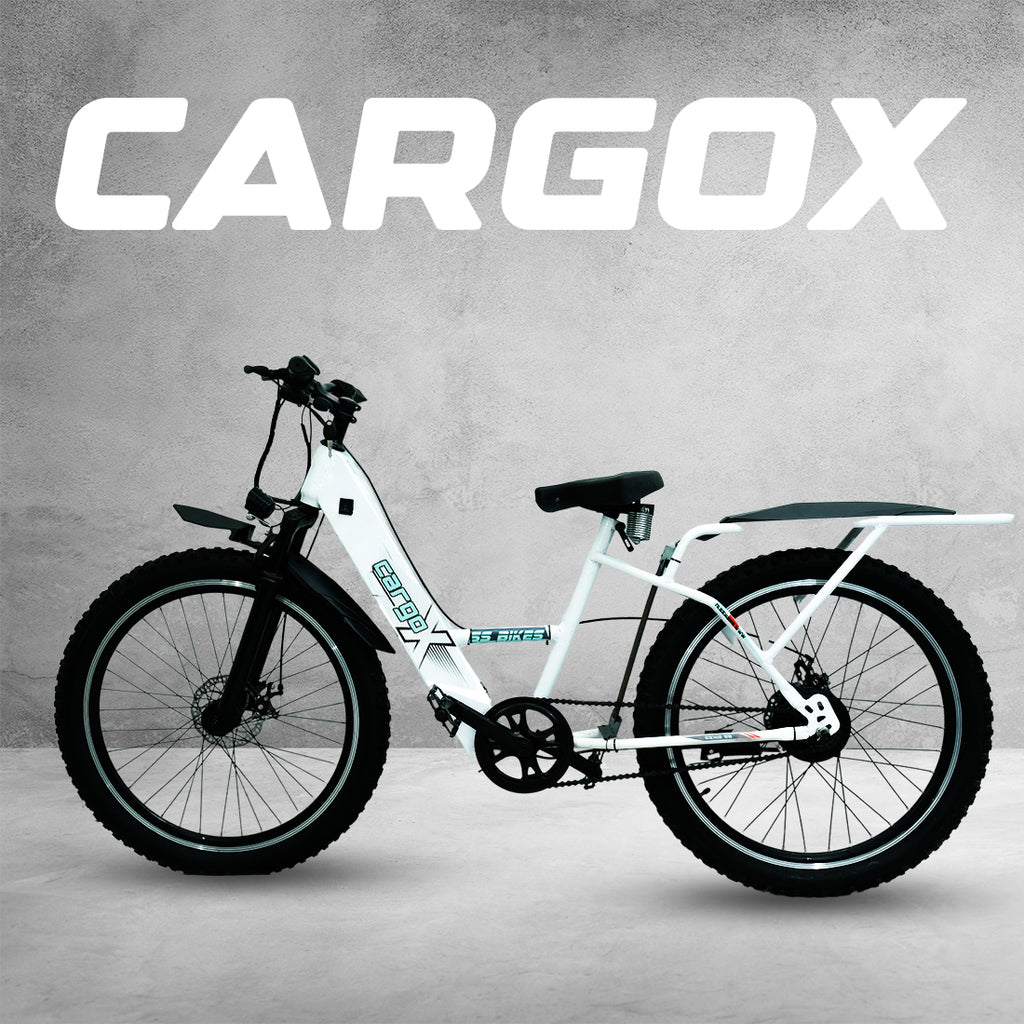 SS Bikes CargoX – 350W Motor | 35-100+ km Range | 36V Battery | Ideal for Delivery