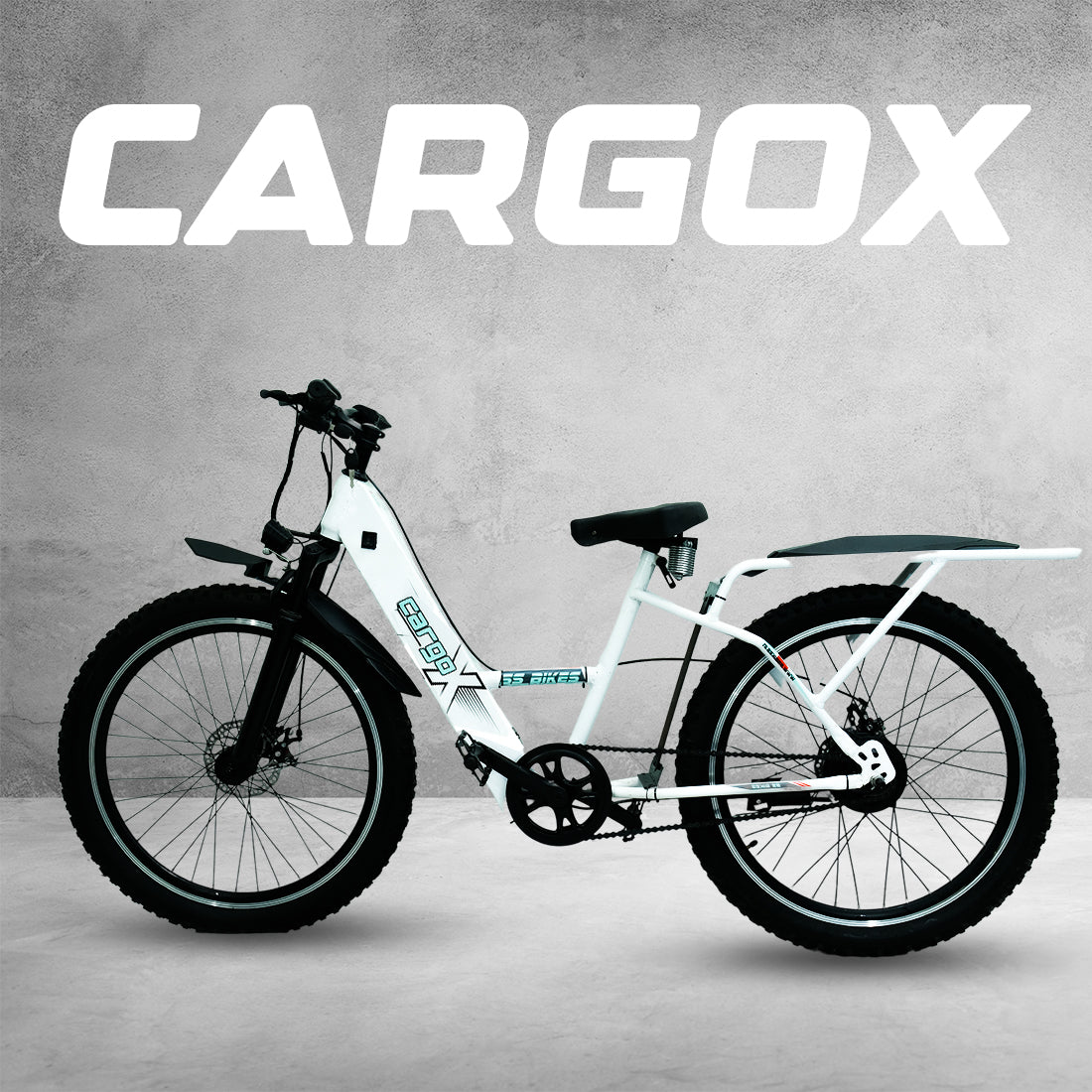 SS Bikes CargoX – 350W Motor | 35-100+ km Range | 36V Battery | Ideal for Delivery