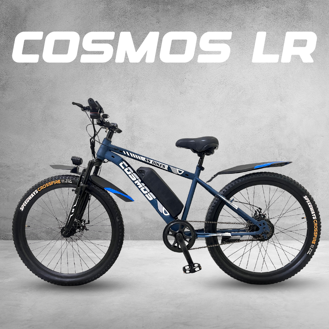 SS Bikes Cosmos LR – 250W Motor | Upto 65 km Range | Dual Disc Brakes | 36V Battery