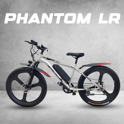 SS Bikes Phantom LR – 250W Motor | Up to 75 km Range | 36V Battery | Dual Disc Brakes