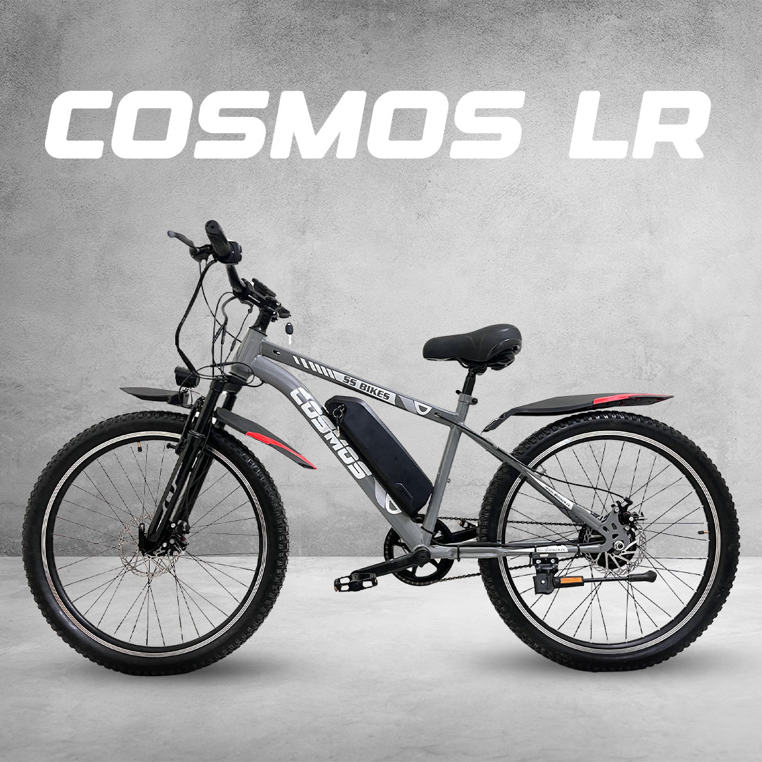 SS Bikes Cosmos LR – 250W Motor | Upto 65 km Range | Dual Disc Brakes | 36V Battery