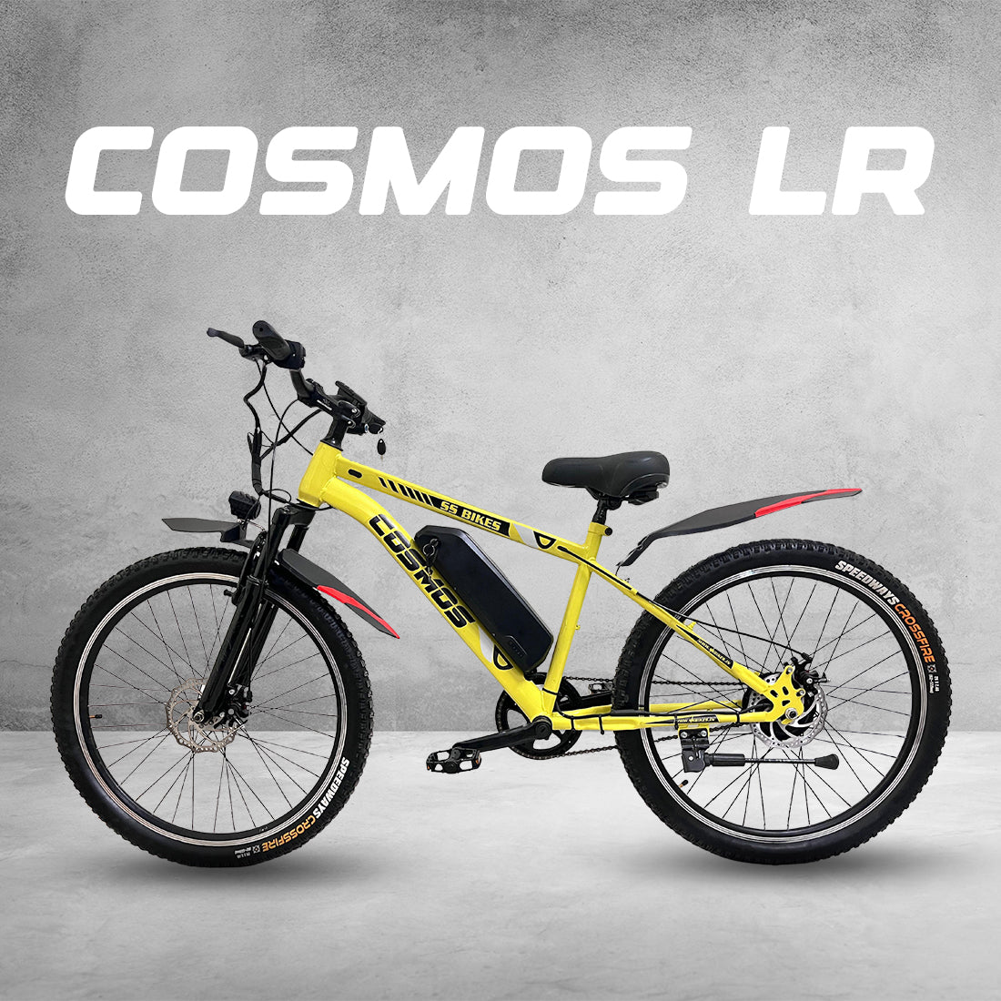 SS Bikes Cosmos LR – 250W Motor | Upto 65 km Range | Dual Disc Brakes | 36V Battery