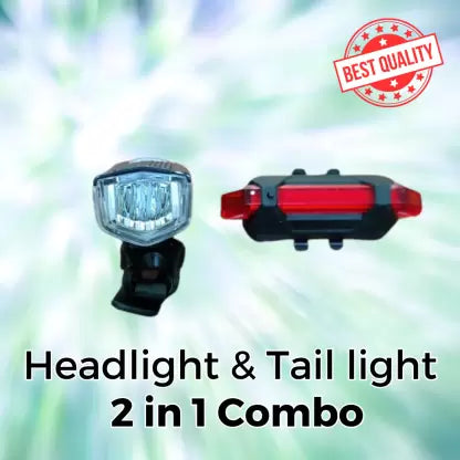 Cycle Light Combo - LED Front Rear Light